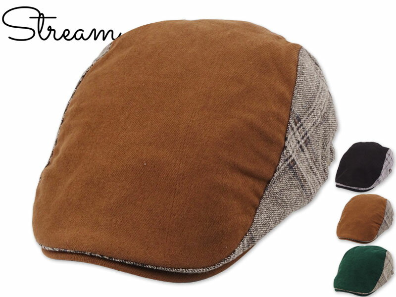 Rakuten - ORIGINAL オリジナル ソリッド×グレンチェック アイビーハンチング 21183 [メンズ レディース 帽子]