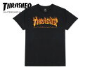 THRASHER スラッシャー INFERNO T-SHIRTS BLACK ブラック 21162 