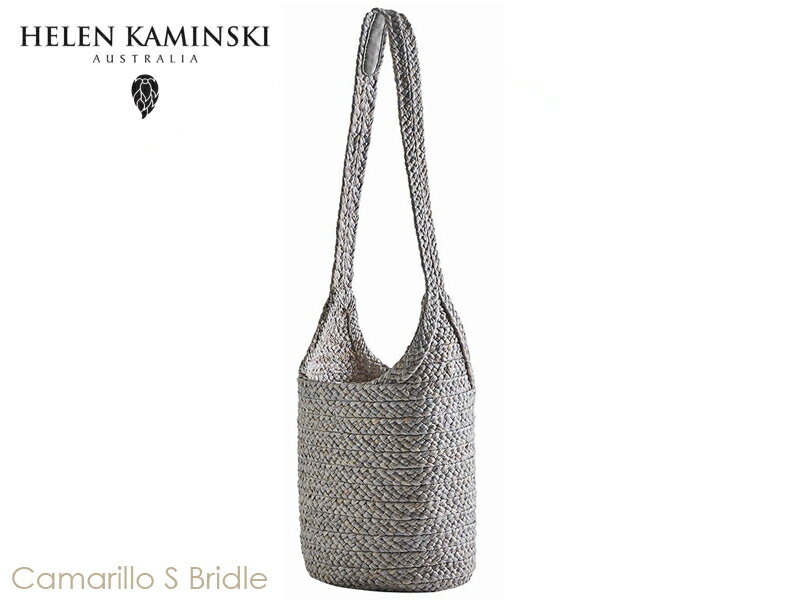 ヘレンカミンスキー かごバッグ HELEN KAMINSKI ヘレンカミンスキー Camarillo S Bridle Eclipse Melange/Grey エクリプスメランジ/グレー BAG 20985【高級ラフィア素材バッグ】【送料無料】【あす楽】かごバッグ 鞄 かばん バッグ レディース