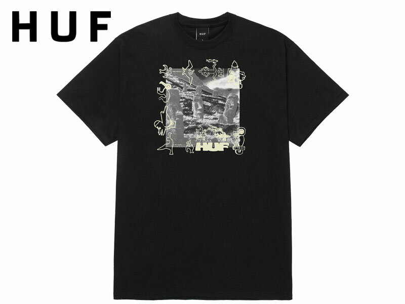 Rakuten - HUF ハフ ANCIENT MYSTERIES T-SHIRTS BLACK Tシャツ ブラック 21069 [スケボー スケートボード メンズ レディース]