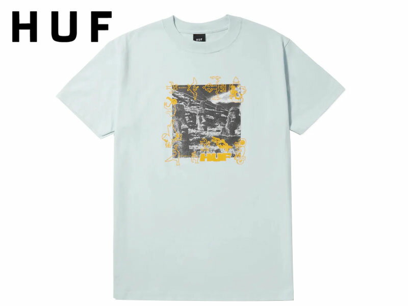 Rakuten - HUF ハフ ANCIENT MYSTERIES T-SHIRTS SKY Tシャツ スカイ 21069 [スケボー スケートボード メンズ レディース]