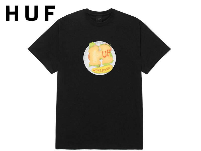 乐天商城 - HUF ハフ AL FRESCO T-SHIRTS BLACK Tシャツ ブラック 21065 [スケボー スケートボード メンズ レディース]