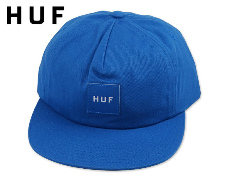 Cap - HUF ハフ SET BOX SNAPBACK COBALT BLUE ボックス スナップバックキャップ コバルトブルー 20969 21076 [スケボー スケートボード メンズ レディース]