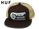 HUF ハフ LANDSCAPING TRUCKER CAP BISON メッシュキャップ バイソン 21377 