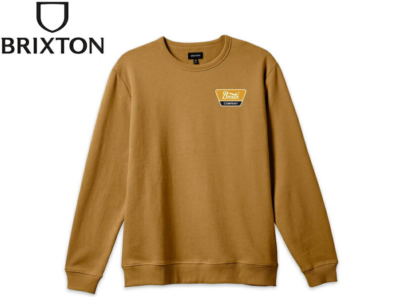 Rakuten - BRIXTON ブリクストン LINWOOD CREW GOLDEN BROWN クルーネック ゴールデンブラウン 21383 [フーディー SKATE スケボー]