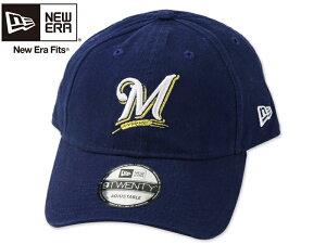 NEWERA ニューエラ 9TWENTY MLB CORE CLASSIC MILWAUKEE BREWERS NAVY ミルウォーキー・ブルワーズ ネイビー 21352 [メンズ レディース]