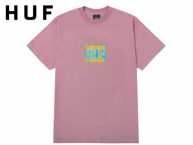 HUF ハフ ALARM T-SHIRTS MAUVE アラーム Tシャツ モーブ 21067 [スケボー スケートボード メンズ レデ..