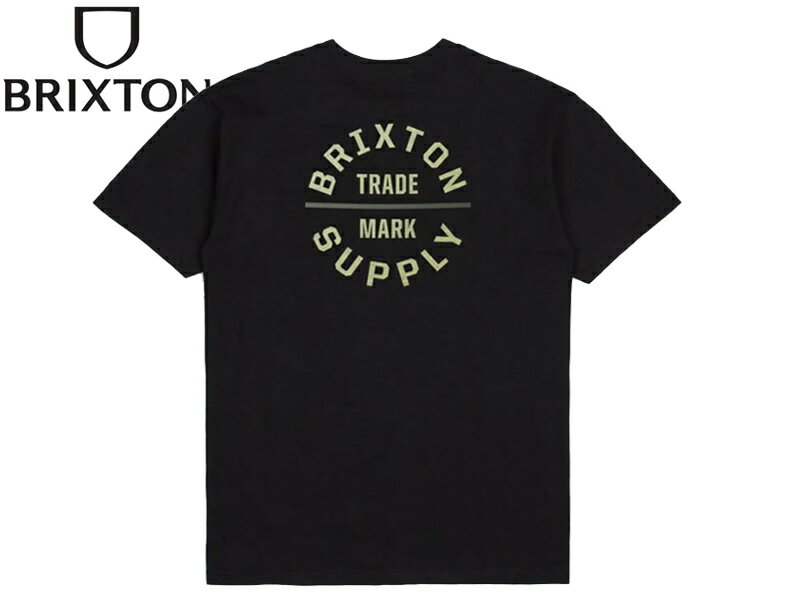 Rakuten - BRIXTON ブリクストン OATH V T-SHIRTS Black/Straw/Olive Surplus Tシャツ ブラック/ストロー/オリーブ 21035 22189