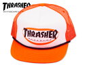 THRASHER XbV[ ELLIPSE MAG LOGO TRUCKER CAP ORANGE GvX bVLbv IW 21246 [XP{[ Y fB[X]