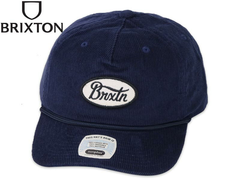 BRIXTON ブリクストン PARSONS NETPLUS MP SNAPBACK WASHED NAVY キャップ コーディロイ ウォッシュドネイビー 21387 