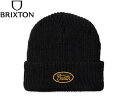 ブリクストン ニット帽 メンズ BRIXTON ブリクストン PARSONS KNIT BEANIE BLACK ビーニー ブラック 21386[メンズ レディース]