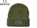 ブリクストン ニット帽 メンズ BRIXTON ブリクストン PARSONS KNIT BEANIE OLIVE SURPLUS ビーニー オリーブ 21386[メンズ レディース]