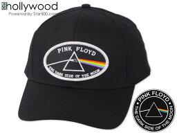 ONhollywood オンハリウッド PINK FLOYED DSOTM OVEL LOGO CAP BLACK ピンクフロイド ロゴ キャップ ブラック/シルバー 21478 [メンズ レディース 帽子]