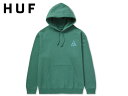 HUF ハフ ESSENTIALS SET TT PULLOVER HOODIE PINE プルオーバーフーディー パイン 21372