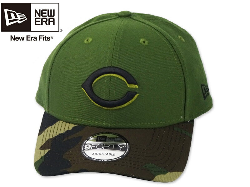 NEWERA ニューエラ 9FORTY THE LEAGUE ALTERNATE2 CINCINNATI REDS OLIVE/CAMO シンシナティ レッズ オリーブ/カモ 21353