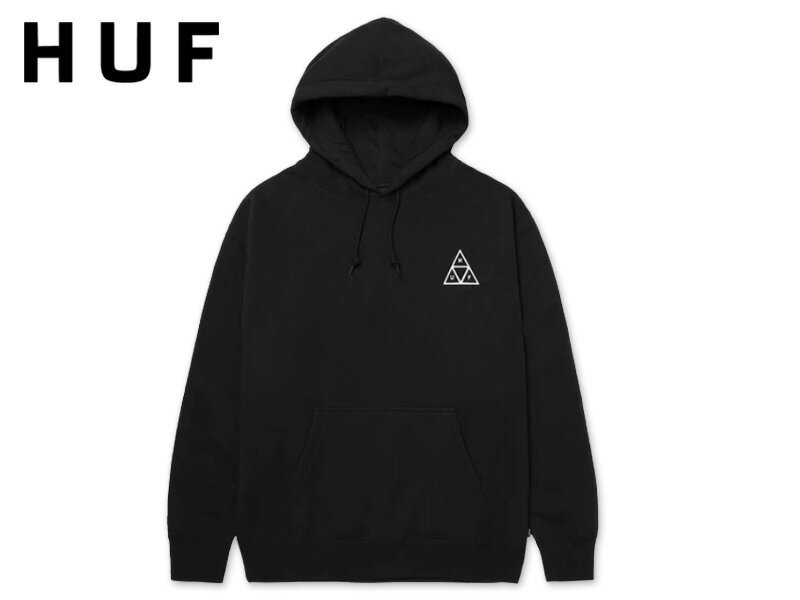 Rakuten - HUF ハフ SET TT PULLOVER HOODIE BLACK プルオーバーフーディー ブラック 21372 22542 [スケボー スケートボード メンズ レディース]