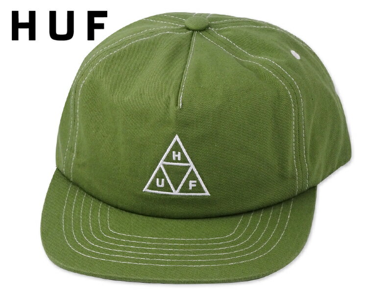 HUF ハフ SET TT SNAPBACK LIGHT OLIVE/WHITE キャップ ライトオリーブ/ホワイト 21077 [スケボー スケートボード メンズ レディース]