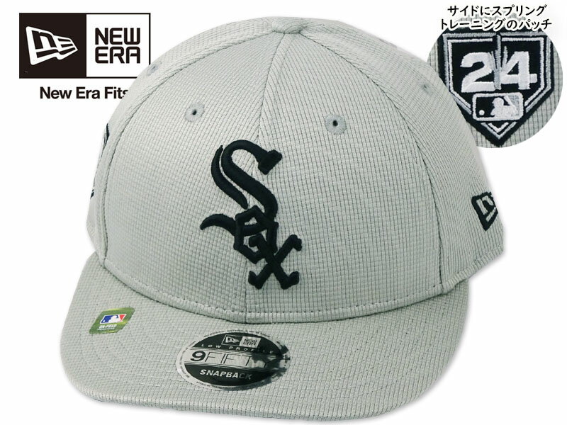 NEWERA ニューエラ 9FIFTY LOW PROFILE MLB24 SPRING TRAINING CAP CHICAGO WHITE SOX GREY スプリング トレーニング キャップ シカゴ ホワイトソックス グレー メジャーリーグ 21512