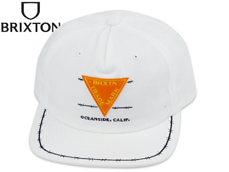 Rakuten - BRIXTON ブリクストン BARBED WIRE MP CAP WHITE スナップバック キャップ ホワイト 21041