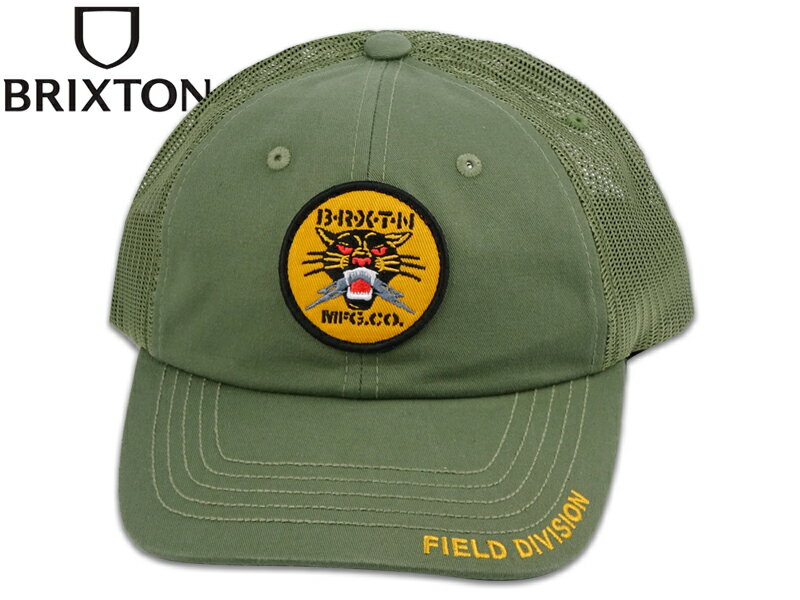 BRIXTON ブリクストン SPARKS LP TRUCKER CAP OLIVE SURPLUS エンジョイ メッシュキャップ オリーブ 21040