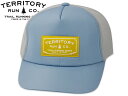 Territory Run Co. テリトリーラン THE ATHLETIC TRUCKER SKY アスレチック メッシュキャップ スカイ 21337 