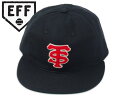 EBBETS FIELD FLANNELS エベッツフィールドフランネルズ COTTON BALLCAP TOKIO SENATORS 1937 BLACK コットン ボールキャップ ブラック 21356