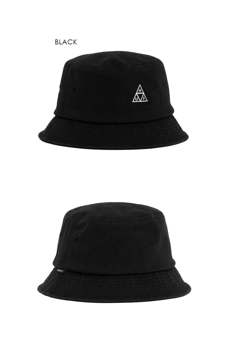 HUF ハフ SET TT BUCKET BLACK バケットハット ブラック 20980 22809 [スケボー ス...