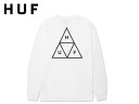 HUF ハフ ESSENTIALS SET TT LONG SLEEVE WHITE ロングスリーブ ホワイト 21374 