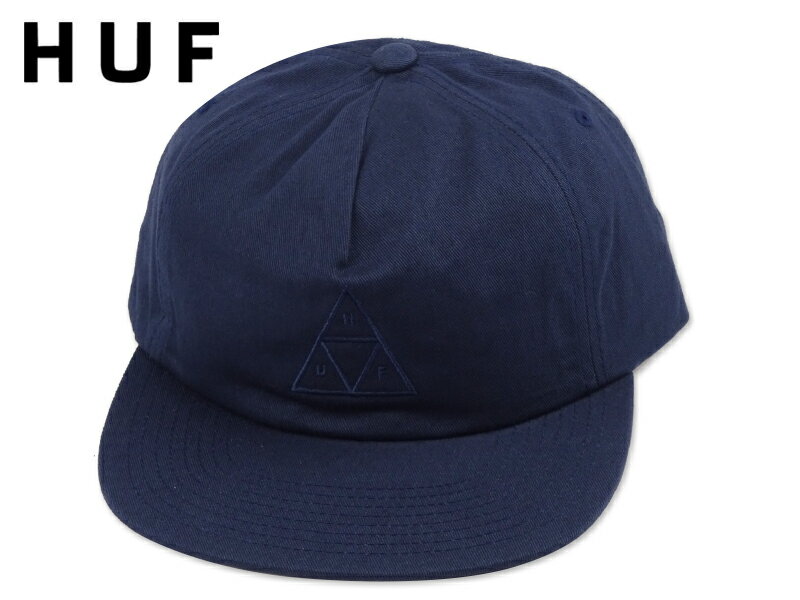 HUF ハフ SET TT SNAPBACK NAVY スナップバックキャップ ネイビー 20971 21077 [スケボー スケートボード メンズ レディース]