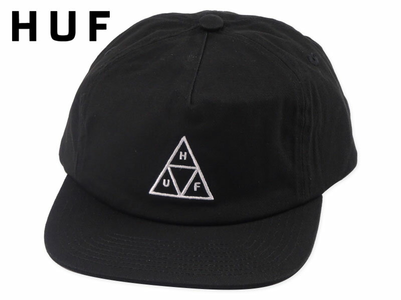 Rakuten - HUF ハフ ESS UNSTRUCTURED SET TT SNAPBACK BLACK キャップ ブラック 18951 21077 [スケボー スケートボード メンズ レディース]