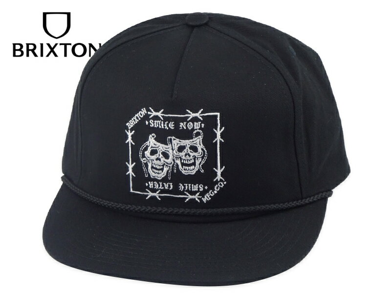 Rakuten - BRIXTON ブリクストン SMILE ALWAYS HP SNAPBACK CAP BLACK ギャラティン キャップ ブラック 22830
