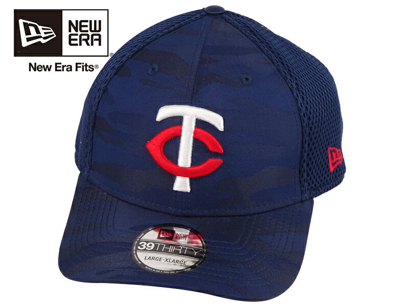 Rakuten - NEWERA ニューエラ 39THIRTY SUBTLE CAMO FLEX CAP MINNESOTA TWINS NAVY ミネソタ・ツインズ サトルカモ ネイビー 22751[MLB メンズ レディース]