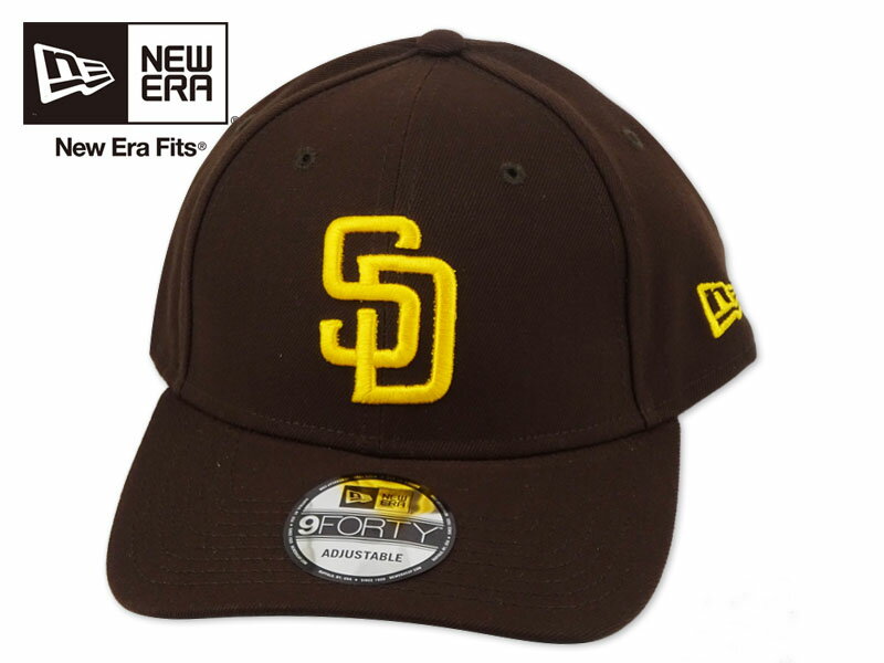 Rakuten - NEWERA ニューエラ 9FORTY 940 LEAGUE SAN DIEGO PADRES BROWN/YELLOW サンディエゴ パドレス ブラウン/イエロー 22016 [MLB メンズ レディース] 10P05Dec15