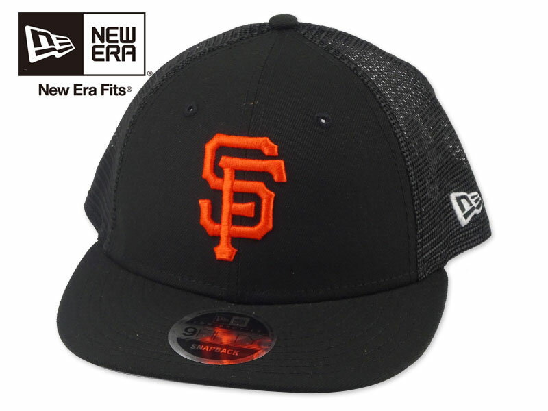 Rakuten - NEWERA ニューエラ 9FIFTY LOW PROFILE POLY TRUCKER CAP SANFRANCISCO GIANTS BLACK メッシュキャップ サンフランシスコ ジャイアンツ ブラック メジャーリーグ 22898