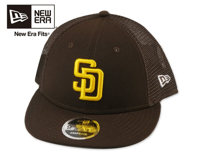 Rakuten - NEWERA ニューエラ 9FIFTY LOW PROFILE POLY TRUCKER CAP SANDIEGO PADRES BROWN メッシュキャップ サンディエゴ パドレス ブラウン メジャーリーグ 22898