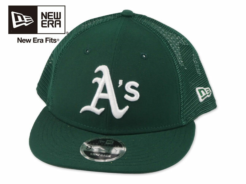 Rakuten - NEWERA ニューエラ 9FIFTY LOW PROFILE POLY TRUCKER CAP OAKLAND ATHLETICS DARK GREEN メッシュキャップ オークランド アスレチックス ダークグリーン メジャーリーグ 22898