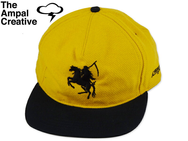 The Ampal Creative 앰펄 크리에이티브 LIVE FAST SNAPBACK GOLD 스냅백 캡 골드 [칼포르니 스냅백] 21342