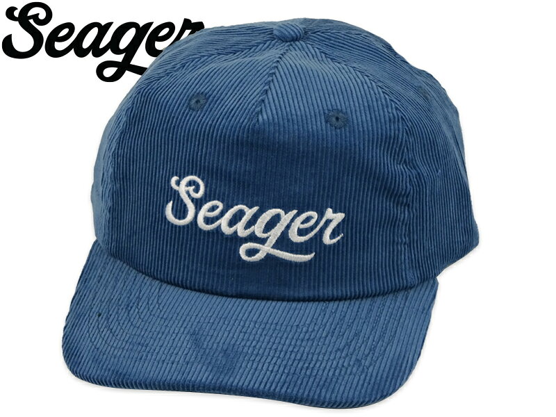 Rakuten - SEAGER シーガー BIG CORDUROY SNAPBACK BLUE ビッグ コーデュロイ スナップバックキャップ ブルー 22294[カルフォルニ スナップバック]