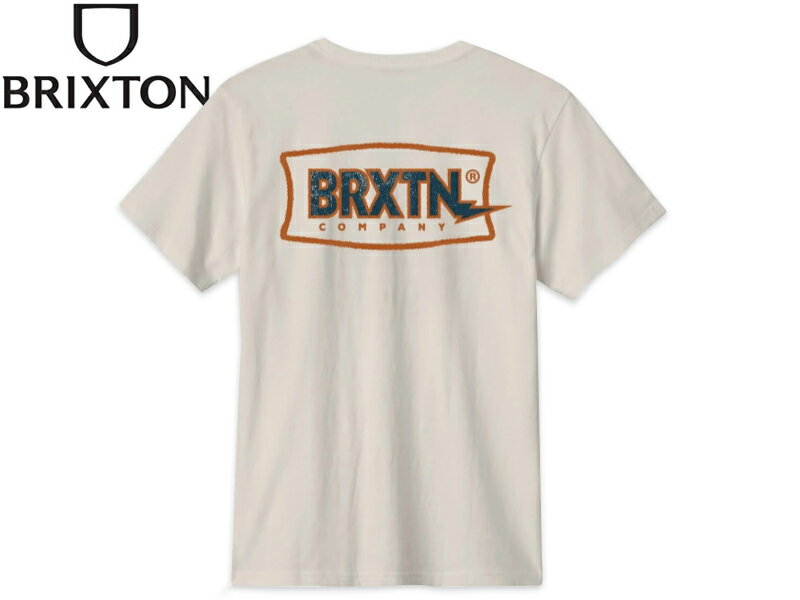 Rakuten - BRIXTON ブリクストン LIGHTNING T-SHIRTS CREAM ライトニング Tシャツ クリーム 22393