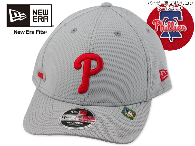 NEWERA ニューエラ 9FORTY CLUBHOUSE25 M-CROWN CAP PHILADELPHIA PHILLIES GREY フィラデルフィア フィリーズ グレー 22735 [MLB メンズ レディース]
