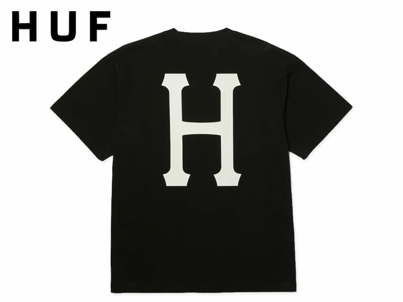 Rakuten - HUF ハフ CLASSIC H T-SHIRTS BLACK/WHITE クラシック Tシャツ ブラック/ホワイト 22835 [スケボー スケートボード メンズ レディース]