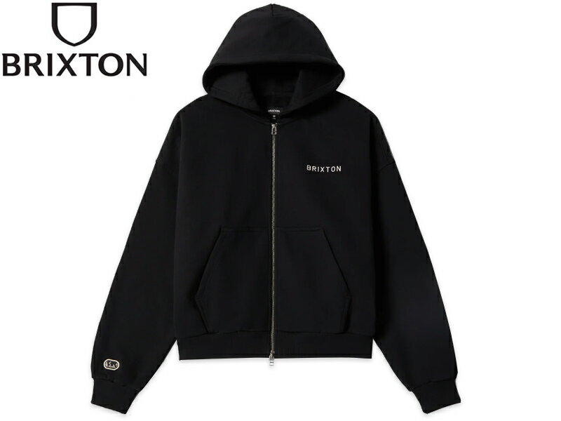 Rakuten - BRIXTON ブリクストン EMBROIDERED HW FULL ZIP HOOD BLACK ジップパーカー ブラック 22547 [フーディー SKATE スケボー]