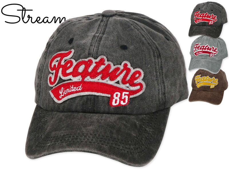 Rakuten - ORIGINAL オリジナル ウォッシュド デニム チームロゴテイスト キャップ 21720