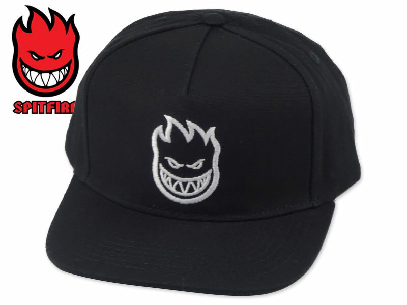 Rakuten - SPITFIRE スピットファイヤー BIGHEAD SNAPBACK BLACK スナップバックキャップ ブラック 22882 [スケボー]10P30Nov14