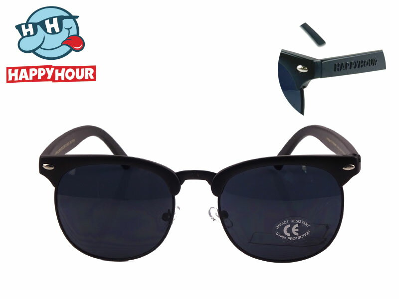 Rakuten - HAPPY HOUR ハッピーアワー G2 MATT BLACK マットブラック 22470 [メンズ レディースサングラス UVカットUV400 耐衝撃]