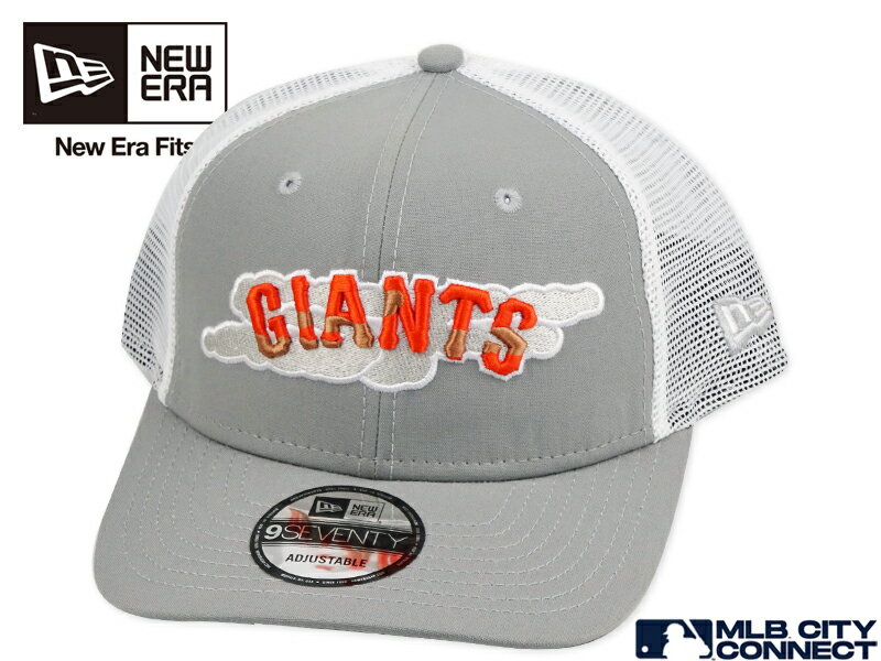 Rakuten - NEWERA ニューエラ 9SEVENTY CITY CONNECT 21 SANFRANCISCO GIANTS MESH CAP GREY 970 サンフランシスコ ジャイアンツ グレー メッシュキャップ 22334 [メンズ レディース]