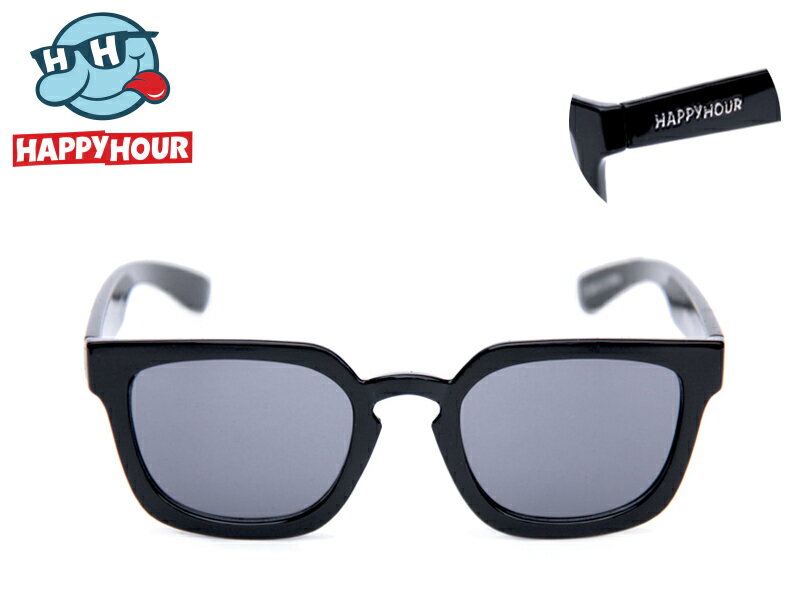 HAPPY HOUR ハッピーアワー WOLF PUP FIGUEROA MOUNTAIN BREWING GLOSS BLACK フィゲロア・マウンテン・ブリューイング グロスブラック 22472 [メンズ レディースサングラス UVカットUV400 耐衝撃]