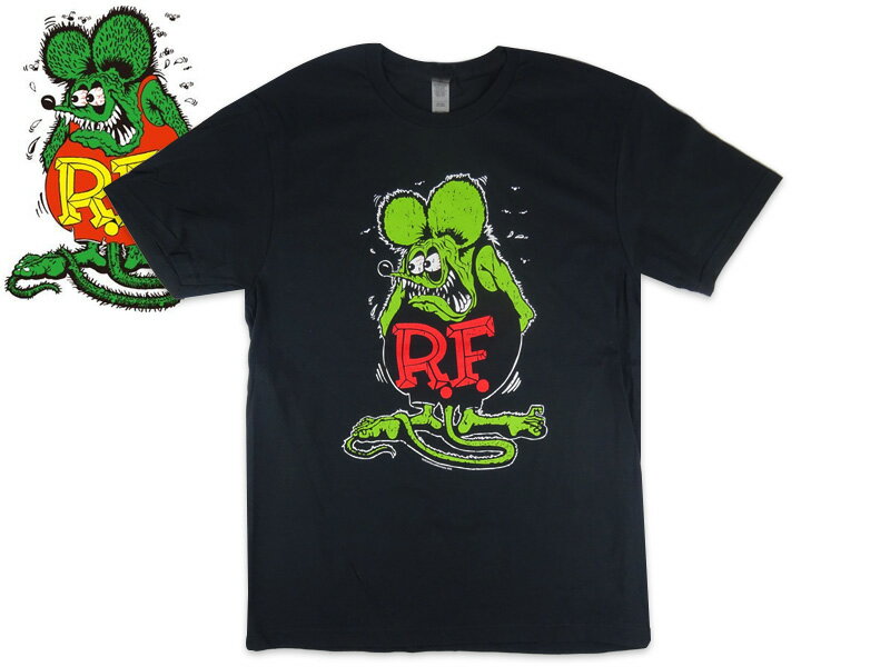 Rakuten - RAT FINK ラットフィンク BD001 DIS T-Shirt BLACK Tシャツ ブラック 22889[メンズ レディース T-shirts]