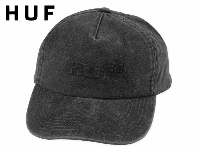 Rakuten - HUF ハフ PACIFIC WASH 5 PANEL CAP BLACK パシフィック キャップ ブラック 22842 [スケボー スケートボード メンズ レディース]