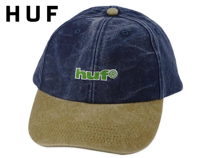 Rakuten - HUF ハフ TWO TONE 89 WASHED 6 PANEL CAP NAVY キャップ ネイビー 22844 [スケボー スケートボード メンズ レディース]